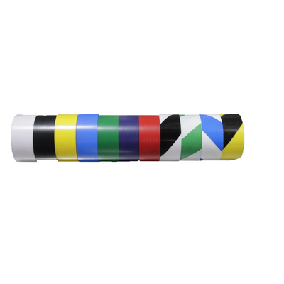 Dubbelkleurig ESD-veiligheidsadvertentieband kleverig vloerband Geel / Achterkant / Rood / Wit / Groen