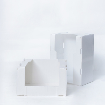 Elektronisch verpakken gegolfde plastic doos stapelbaar voor OEM-aanvaarding