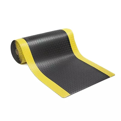Industriële gele zwarte antistatische staande vloer ESD Antifatigue Mat Voor fabrieksarbeiders