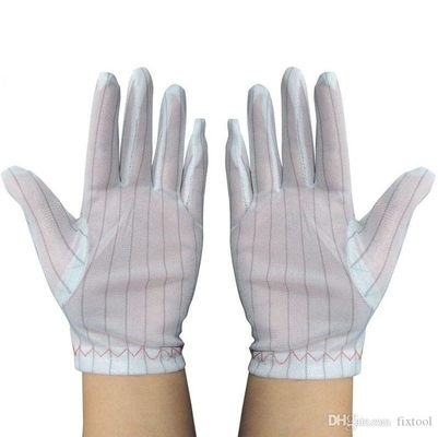 Hoge de Polyestercleanroom van het Handigheids10e10 Ohm ESD Handhandschoenen