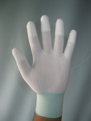 10e9 Vinger van de ohm bedekte de Nylon Palm Antistatische ESD Handhandschoenen met een laag