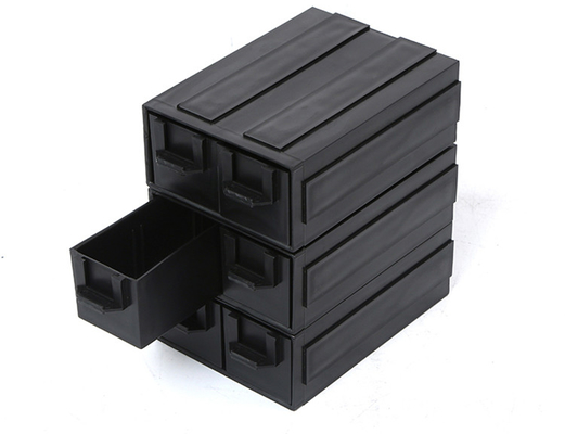 Zwarte Plastic Ladetype ESD Antistatische de Bakdoos van de Componentenopslag