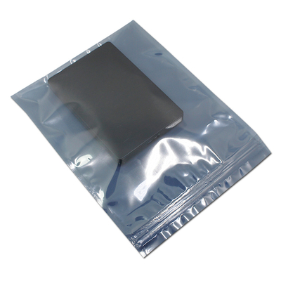 Ritssluitings Transparante ESD Metalized Statische Beveiligingszak voor Componentenverpakking