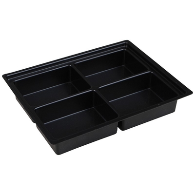 ESD Zwarte Plastic Blister Tray Verpakking Voor PCB