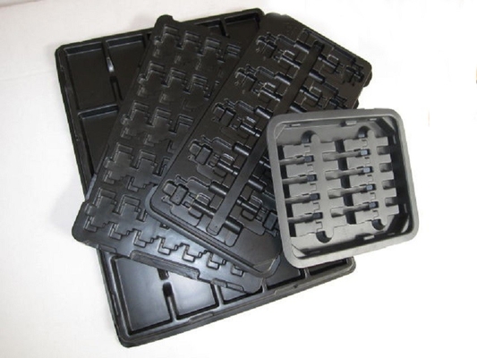 ESD Zwarte Plastic Blister Tray Verpakking Voor PCB