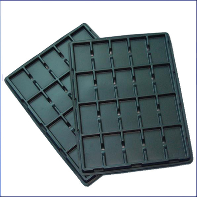 ESD Zwarte Plastic Blister Tray Verpakking Voor PCB