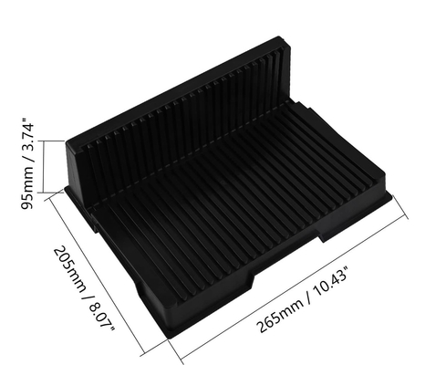 ESD Antistatisch L-type Top PCB opslag Circulatie ESD Circulatie Rack PCB Tray ESD Schapopslag Omzet Rack