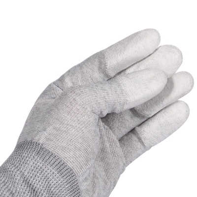 ESD koolstofvezels Handschoenen PU Spits Antistatische veiligheidshandschoenen