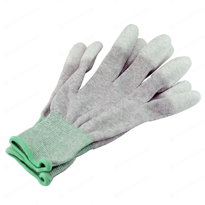 ESD koolstofvezels Handschoenen PU Spits Antistatische veiligheidshandschoenen