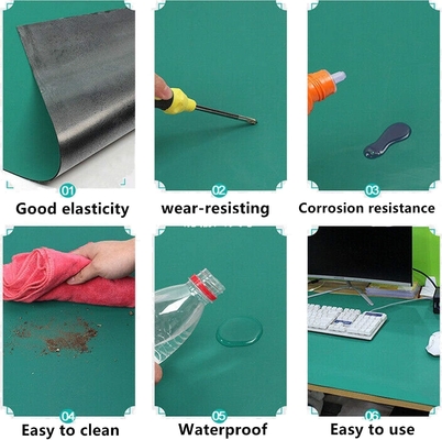 ESD Matten van natuurlijke rubberplaat ESD Antistatische tafelmat vloer voor de schoonkamer