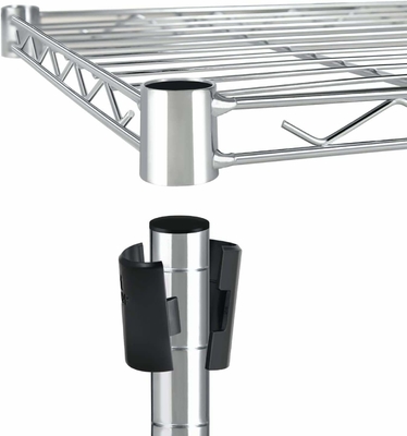 Chroom ESD Draadrekken Schap Chroom ESD Draadrekken