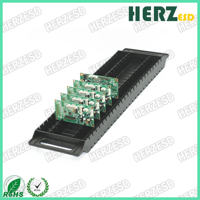 ESD PCB Racks Plastic PCB Tray Anti-static Zwarte PCB-houder