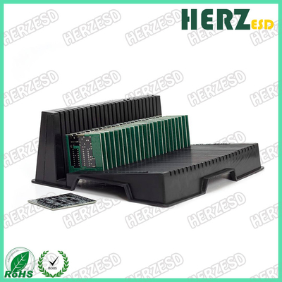ESD PCB Racks Plastic PCB Tray Anti-static Zwarte PCB-houder