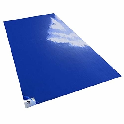 Kleverige Mat Kleverige Pads Kleverige 30 vellen / pakketten Blauwe schoonkamer vloermatten Verwijder vuil voor laboratorium ziekenhuis schoenen