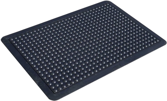 Zwarte anti-vermoeidheidsmat ESD industriële rubber anti-vermoeidheidsvloermat voor werkplaats anti-glijmat