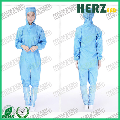 ESD Lab Zip Up Hooded Anti Static Overall