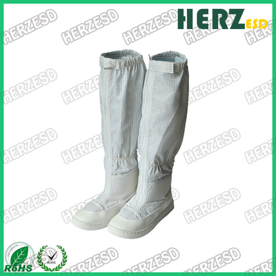 PU antistatische laarzen witte streep antistatische stoffen schoenen werk ESD schoenen cleanroom