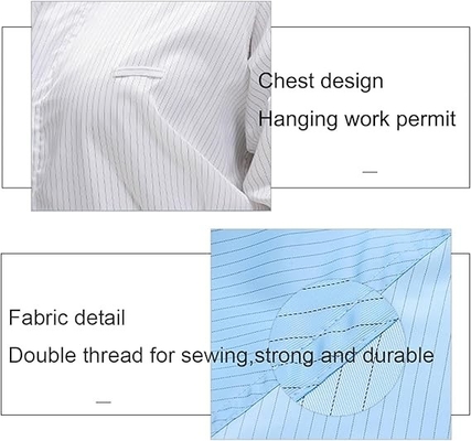 ESD Cleanroom Overall Antistatic Lab Coats ESD Suit Werkkleding