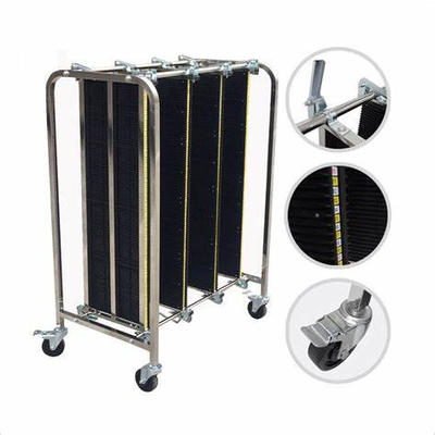 900*675*1300mm Smt Pcb Rack Trolley Verstelbare Esd Pcb Storage Trolley Antistatic Esd Pcb Storage Trolley