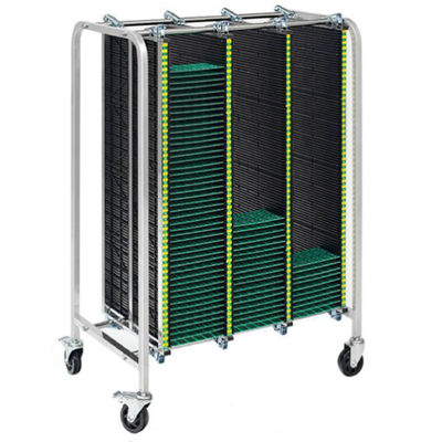 ESD Antistatische van de het Karretjekar van PCB de Omloopkar van PCB Hittebestendige voor Assemblageindustrie