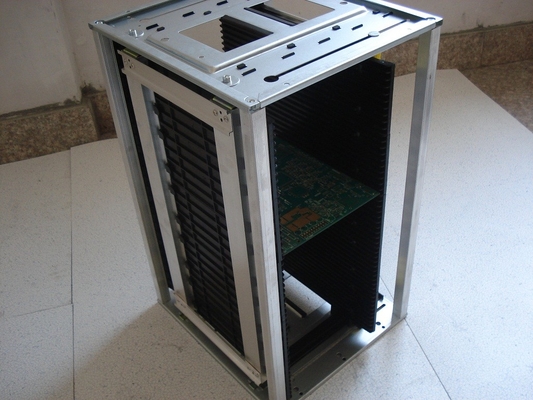 355*320*563mm ESD PCB Magazine Rack Antistatic SMT PCB Storage Cart Voor PCB Productie Lijn