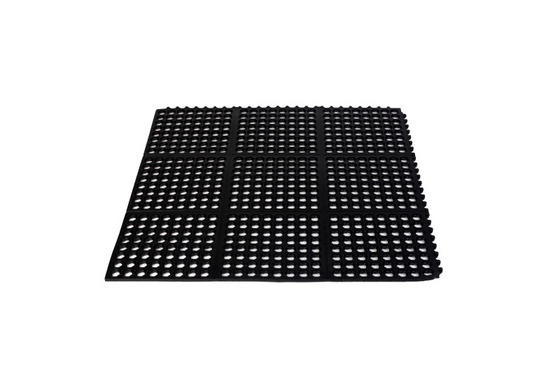 Rubber drainage vloermat met gaten zwaar werk anti-vermoeidheid keuken drainage niet-glijdend natte gebied gebruik deurmat