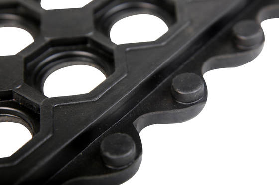 Rubber drainage vloermat met gaten zwaar werk anti-vermoeidheid keuken drainage niet-glijdend natte gebied gebruik deurmat