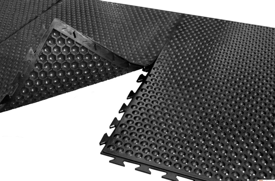 Interlock Anti-vermoeidheid Rubber Matting Industrial Bubble Mat Antislip
