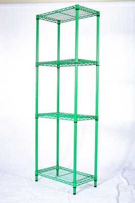Op maat gemaakte ESD opslag 4 lagen plank trolley draadnet plank mandje