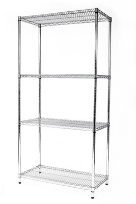 Op maat gemaakte ESD opslag 4 lagen plank trolley draadnet plank mandje