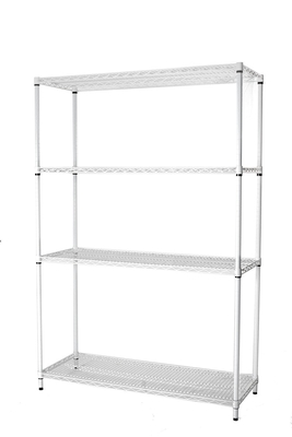 Op maat gemaakte ESD opslag 4 lagen plank trolley draadnet plank mandje