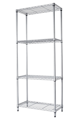 Op maat gemaakte ESD opslag 4 lagen plank trolley draadnet plank mandje