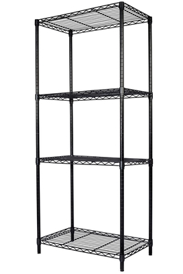 Op maat gemaakte ESD opslag 4 lagen plank trolley draadnet plank mandje