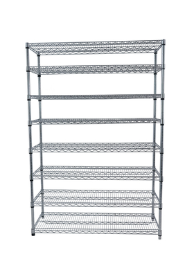 Op maat gemaakte ESD opslag 4 lagen plank trolley draadnet plank mandje