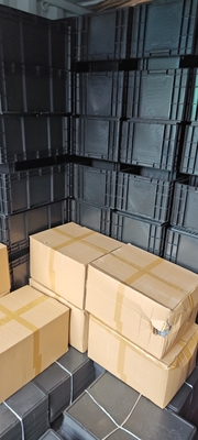 600*400 mm ESD Plastic Box ESD Storage Bins Leidende krat voor elektronische onderdelen