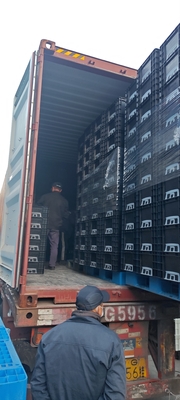600*400 mm ESD Plastic Box ESD Storage Bins Leidende krat voor elektronische onderdelen