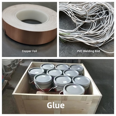 Leidende PVC-vloertegel Vinyl Antistaatisch Meerdere Kleuren PVC ESD-vloertegel Voor Cleanroom