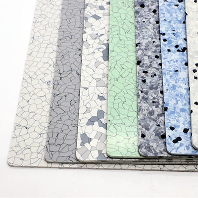Leidende PVC-vloertegel Vinyl Antistaatisch Meerdere Kleuren PVC ESD-vloertegel Voor Cleanroom