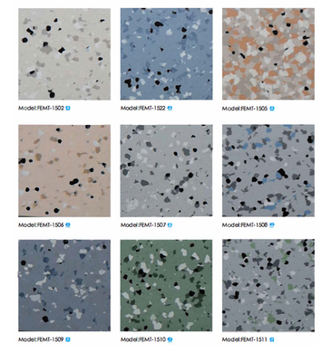 Leidende PVC-vloertegel Vinyl Antistaatisch Meerdere Kleuren PVC ESD-vloertegel Voor Cleanroom