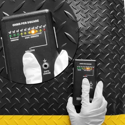ESD Anti Fatigue Mat PVC EPDM Rubber 10-30mm Aanpasbaar