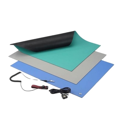 Custom ESD Rubber Table Mat 1.8mm-3mm Antistatisch Groen Grijs Blauw