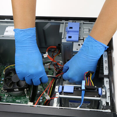 Antistatische nitril wegwerphandschoenen PCB-assemblagelijn Werkhandschoenen