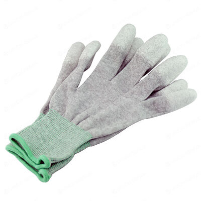 ESD Top Fit Handschoen Fabriek ESD Laboratorium Antistatische koolstofvezel PU Palm Fit Handschoenen ESD Handschoenen