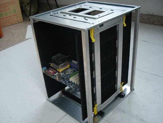 Versnellingsbandregeling ESD PCB Magazine Rack Anti-statisch SMT PCB opslagrack