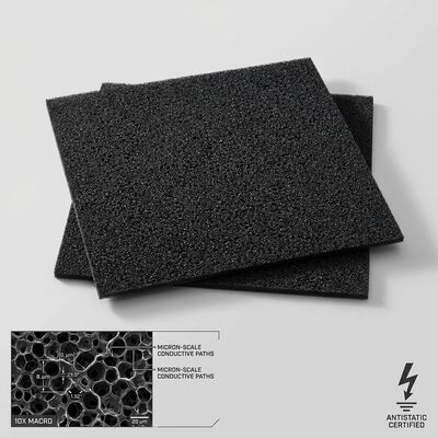 Geleidende ESD Schuim Inzet Zwart Gestanst Antistatische EVA Schuim Binnenverpakking Kussen Voor PCB IC Board Verzending
