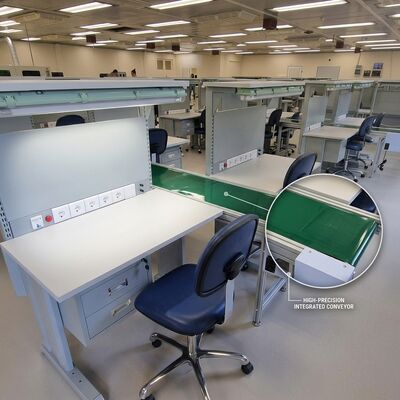Heavy Duty Laboratory ESD Workbench Verstelbare antistatische werktafel voor elektronica herwerkingsstation