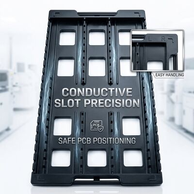 Roterende ESD Circulation PCB Rack Metal Frame voor opslag van SMT-circuitboards