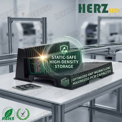 Roterende ESD Circulation PCB Rack Metal Frame voor opslag van SMT-circuitboards