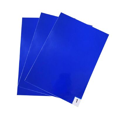 Blauwe Tacky Mat Cleanroom Plakkerige Mat | Wegwerp Plakkerige Vloermat voor Stofbeheersing