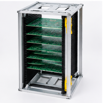 ESD Adjustable PCB Magazine Rack Anti Static SMT PCB Storage Rack